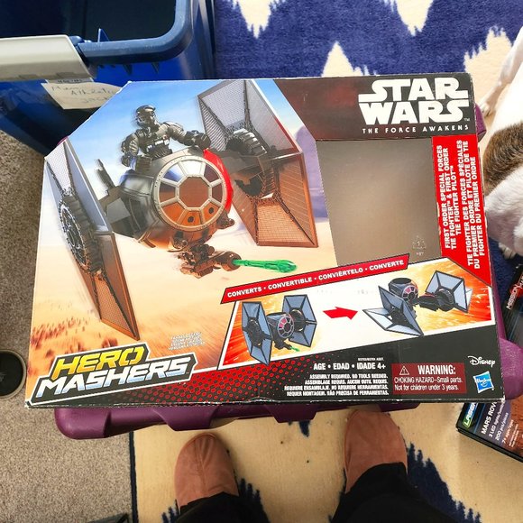 Star Wars The Force Awakens Hero Masher Pilot and Tank Fighter - Picture 5 of 9